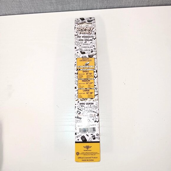Looney Tunes Dog Collar Large 15-26" Adjustable Pet Products Buckle Down New - Picture 4 of 4